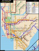 Mapa metra v New Yorku