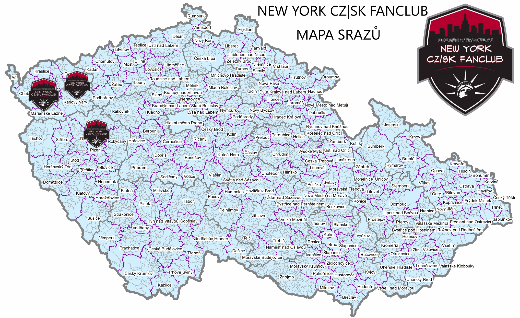 Mapa-srazy Mapa-srazy