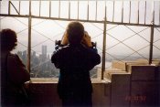 Na vyhlídce mrakodrapu Empire State Building